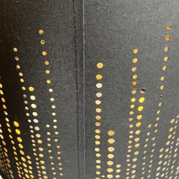 Luvkczc Black Drum Style Perforated Lampshade for Table Lamp or Floor Lamp - Picture 4 of 6